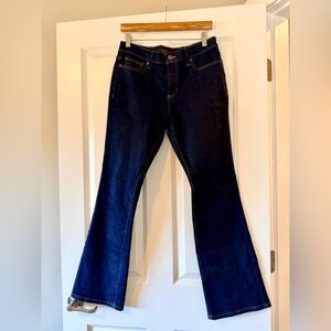 Banana Republic Dark Wash Boot Cut Stretch Jeans